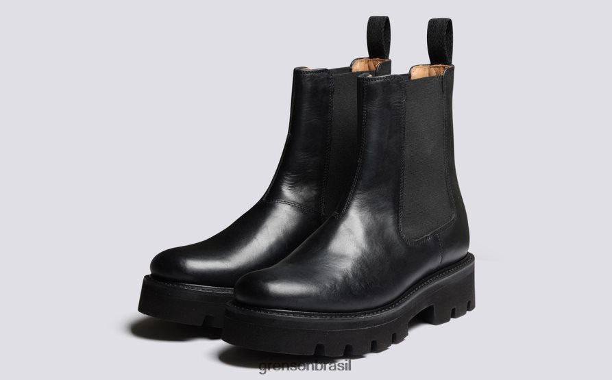 mulheres Grenson preto milly botas 04NFHP272