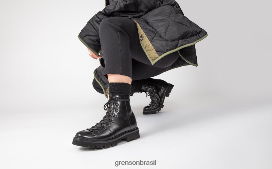 mulheres Grenson preto nanette botas 04NFHP280