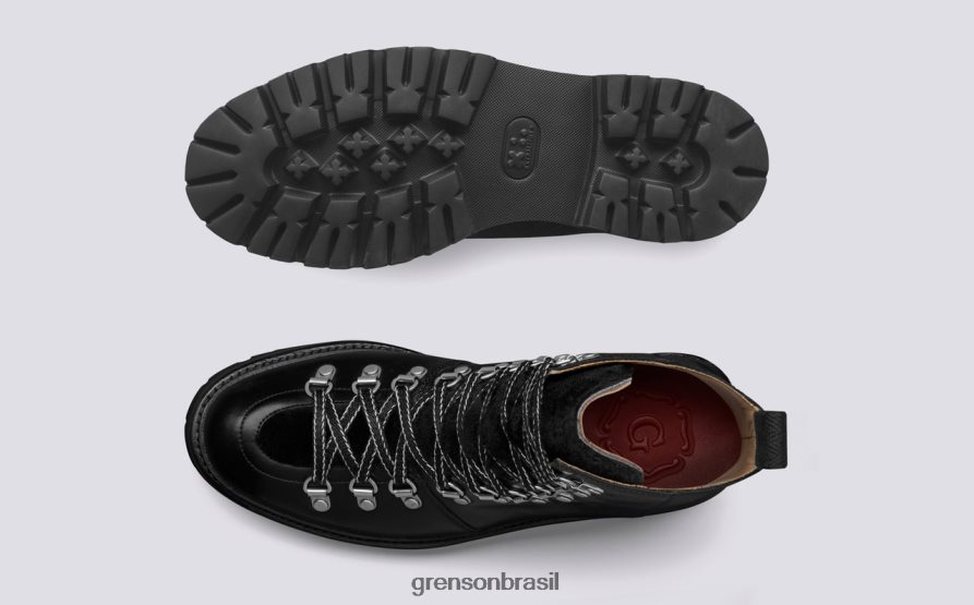 mulheres Grenson preto nanette botas 04NFHP283