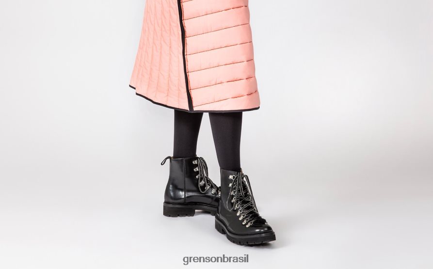 mulheres Grenson preto nanette botas 04NFHP283