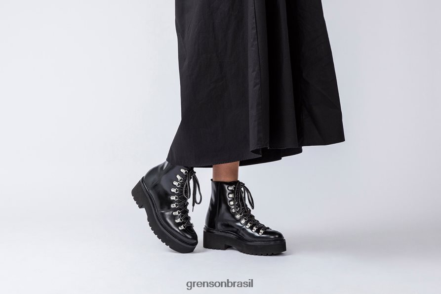 mulheres Grenson preto nanette botas 04NFHP285