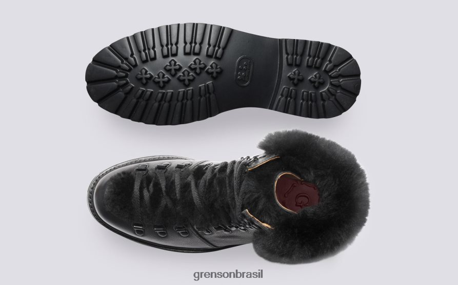 mulheres Grenson preto nettie botas 04NFHP302