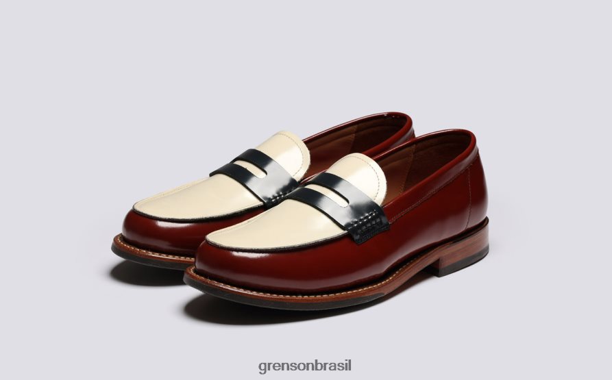 mulheres Grenson Borgonha Lynn mocassins 04NFHP231