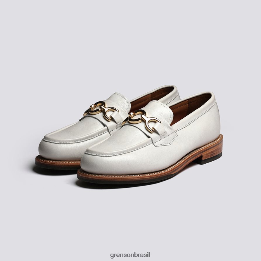 mulheres Grenson branco nina mocassins 04NFHP250