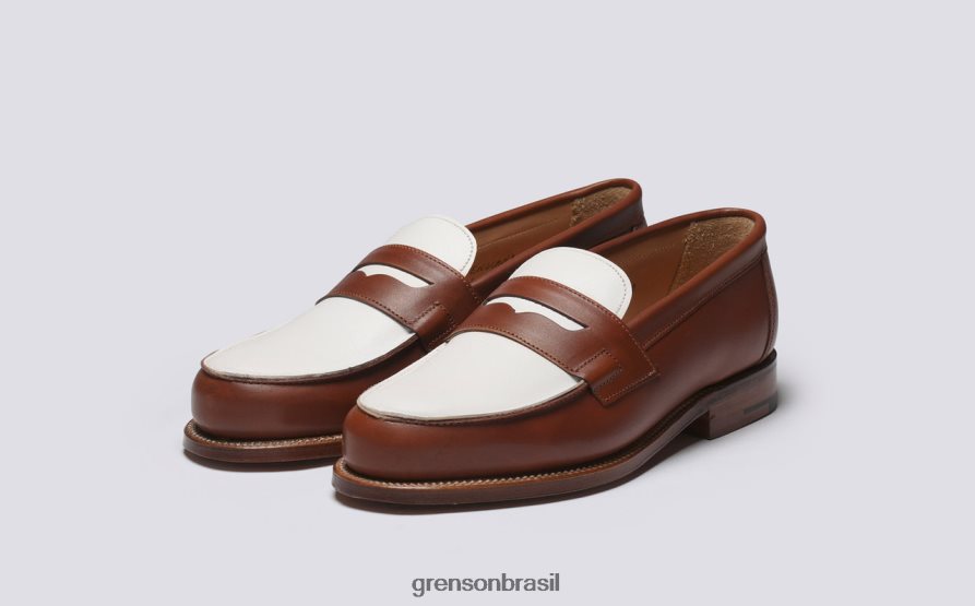 mulheres Grenson conhaque epsom mocassins 04NFHP237