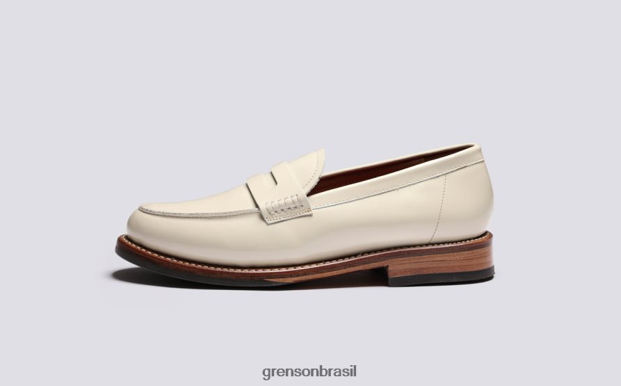mulheres Grenson creme Lynn mocassins 04NFHP256