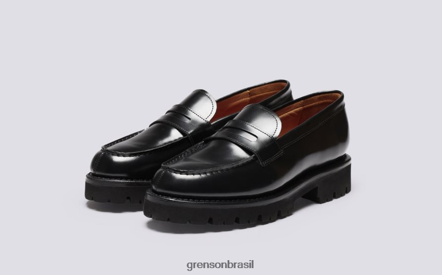 mulheres Grenson preto filipa mocassins 04NFHP253