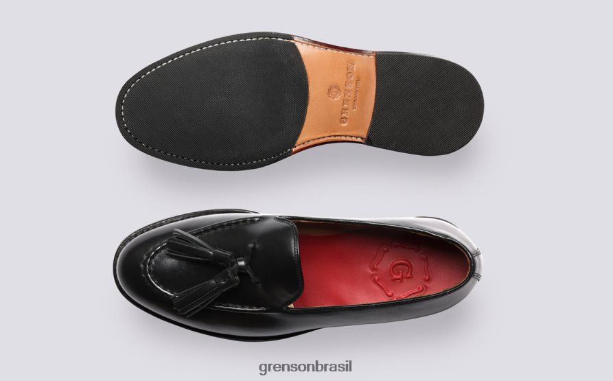 mulheres Grenson preto miranda mocassins 04NFHP248