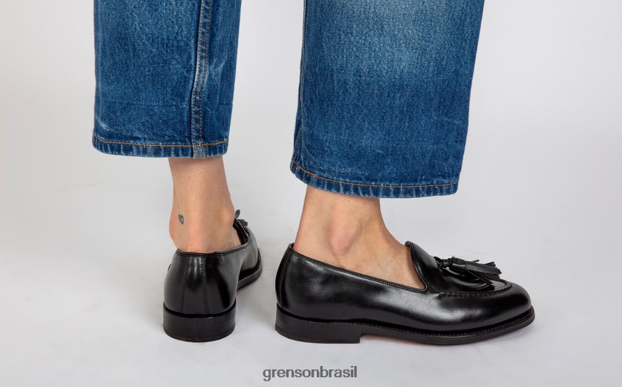 mulheres Grenson preto miranda mocassins 04NFHP248
