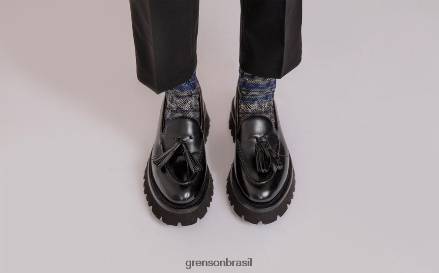 mulheres Grenson preto miranda mocassins 04NFHP254