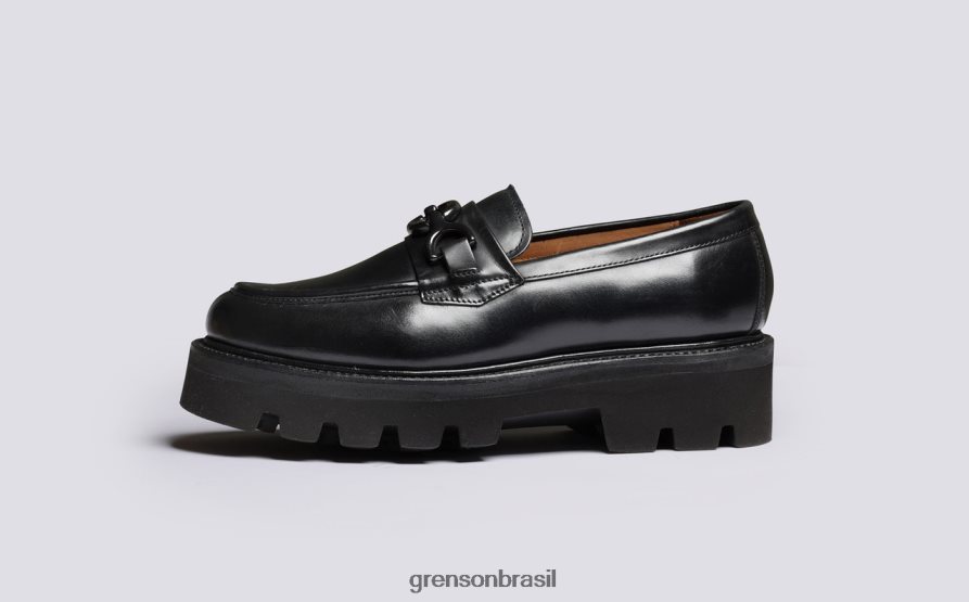 mulheres Grenson preto nina mocassins 04NFHP251