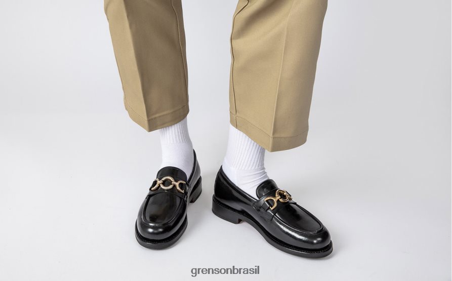 mulheres Grenson preto nina mocassins 04NFHP252