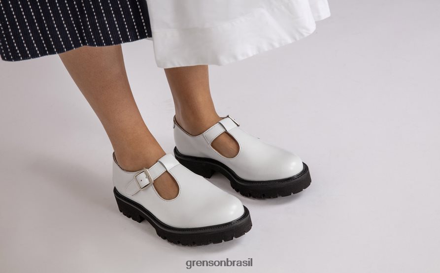 mulheres Grenson branco marilebone sandálias 04NFHP389