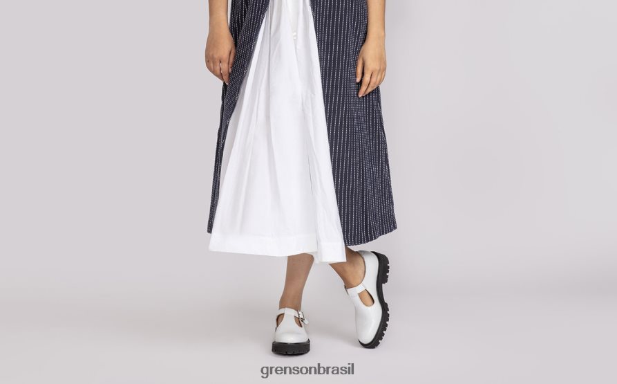 mulheres Grenson branco marilebone sandálias 04NFHP389