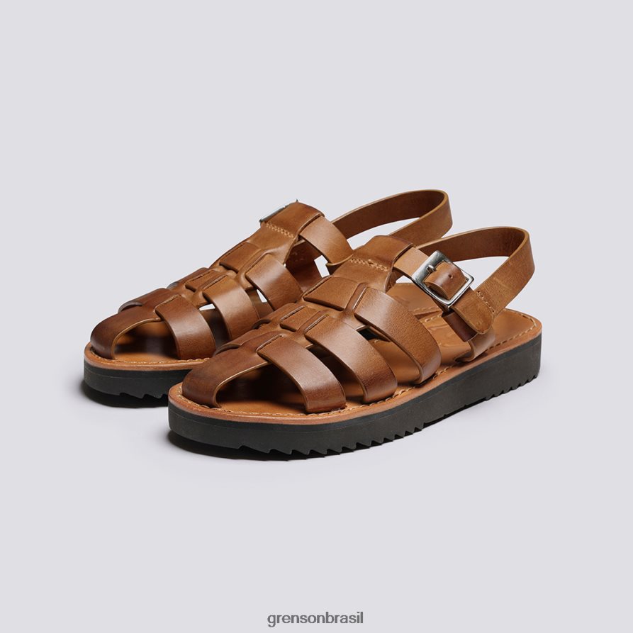 mulheres Grenson gengibre polido rainha sandálias 04NFHP383