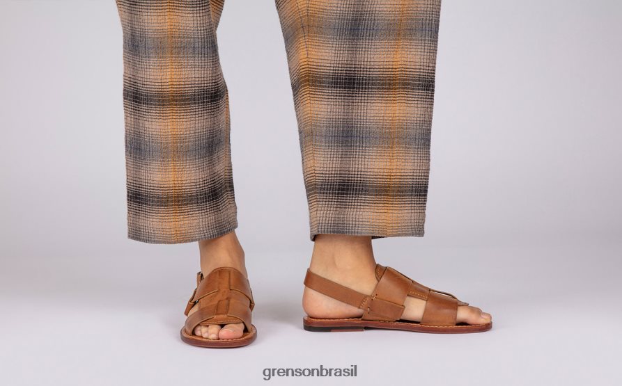 mulheres Grenson gengibre polido vontade 3 sandálias 04NFHP386