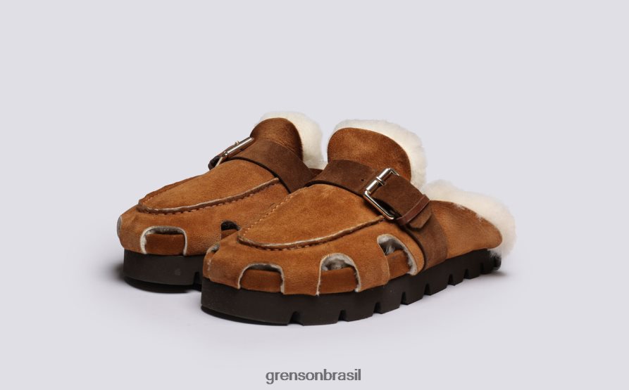 mulheres Grenson marrom pontilhado sandálias 04NFHP369