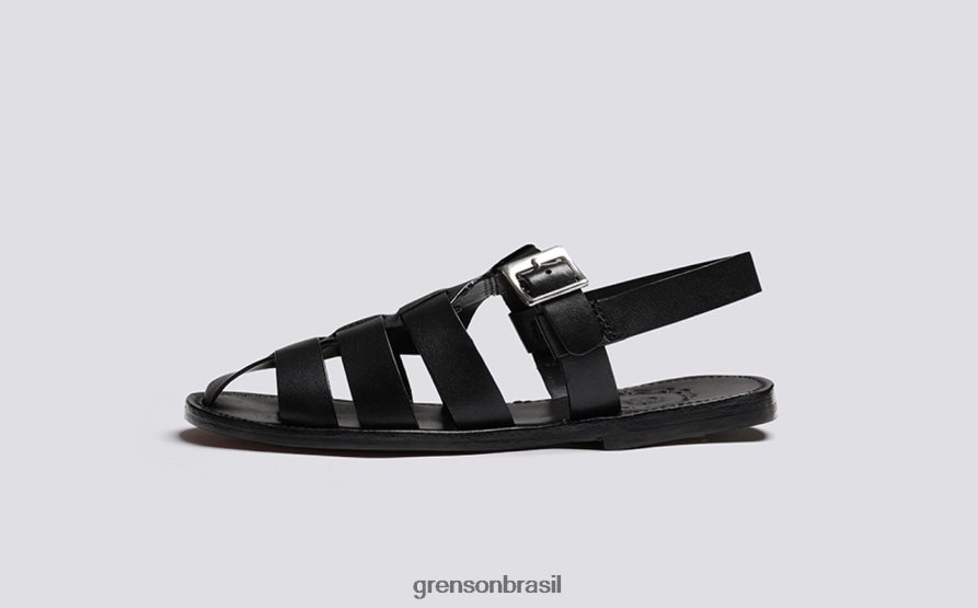 mulheres Grenson preto rainha sandálias 04NFHP382