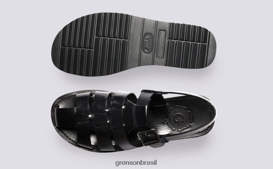 mulheres Grenson preto rainha sandálias 04NFHP385