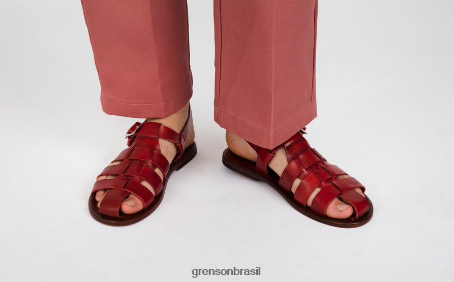 mulheres Grenson vermelho rainha sandálias 04NFHP379