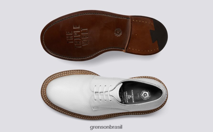 mulheres Grenson branco evie sapatos formais 04NFHP327