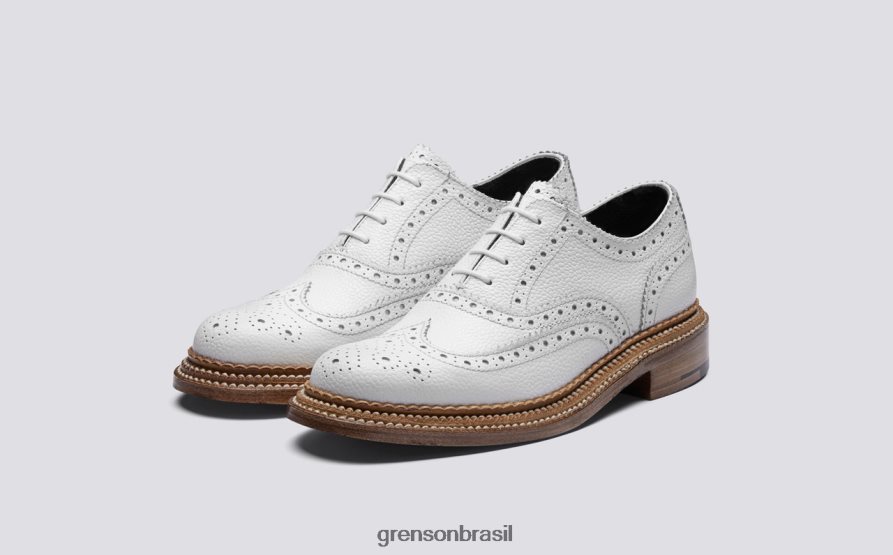 mulheres Grenson branco rosa sapatos formais 04NFHP328