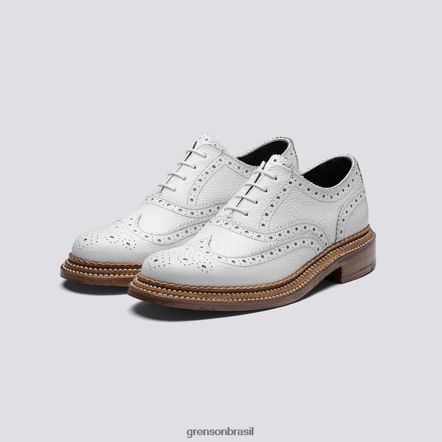 mulheres Grenson branco rosa sapatos formais 04NFHP328
