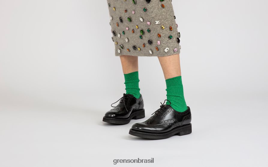 mulheres Grenson preto rosa sapatos formais 04NFHP314