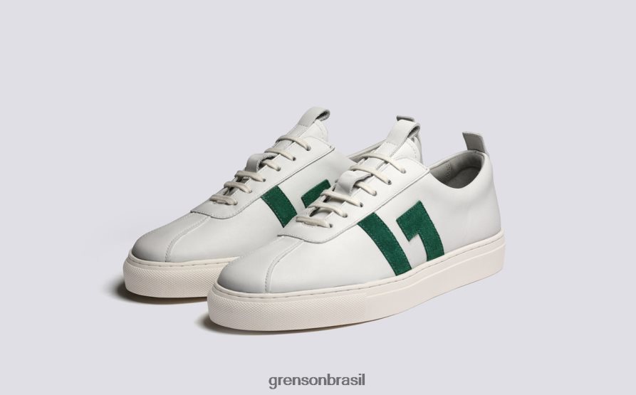 mulheres Grenson Branco Verde tênis 67 tênis 04NFHP354