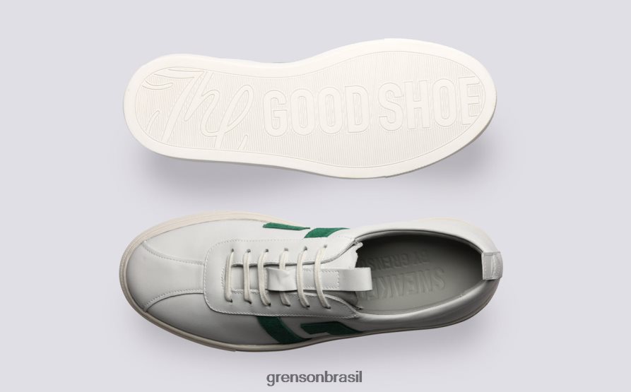 mulheres Grenson Branco Verde tênis 67 tênis 04NFHP354