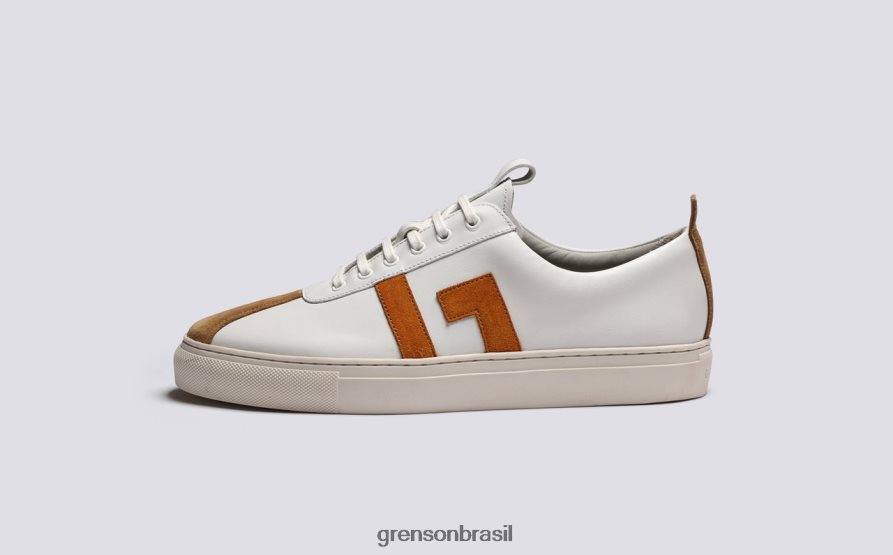 mulheres Grenson Branco amarelo tênis 67 tênis 04NFHP351