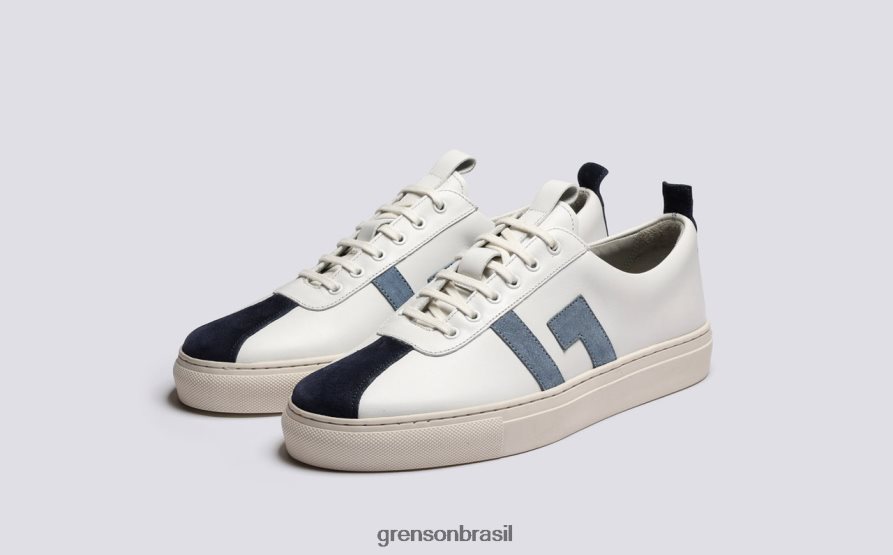 mulheres Grenson Branco azul tênis 67 tênis 04NFHP352