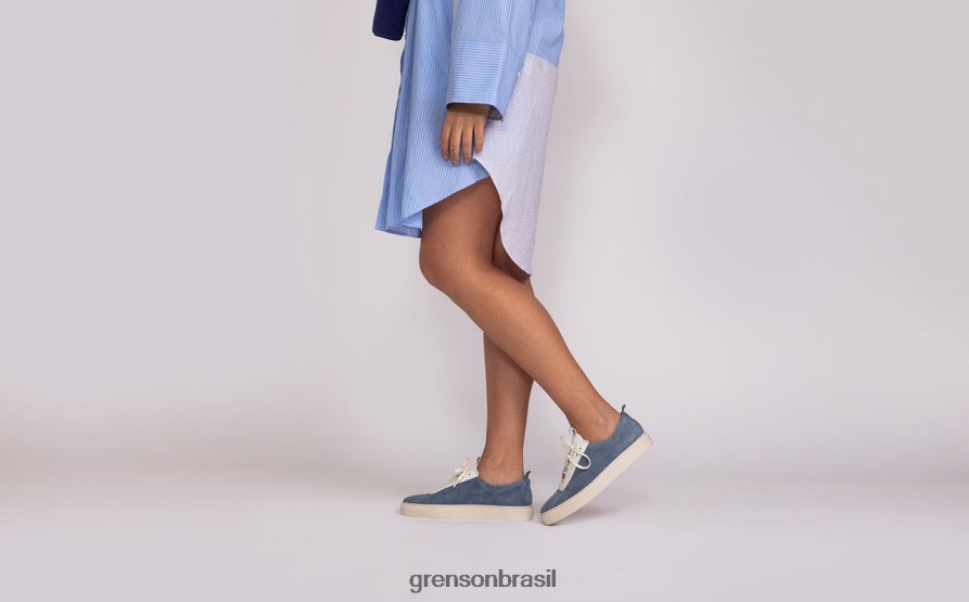mulheres Grenson azul claro tênis 1 tênis 04NFHP337
