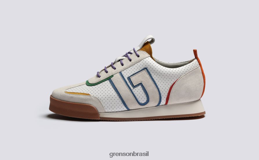 mulheres Grenson branco multi tênis 51+ tênis 04NFHP342