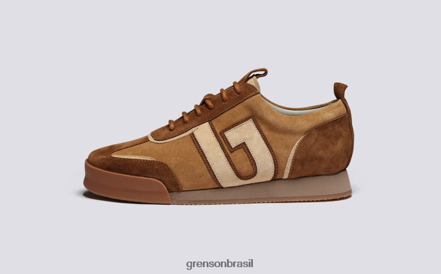 mulheres Grenson café/creme tênis 51+ tênis 04NFHP362