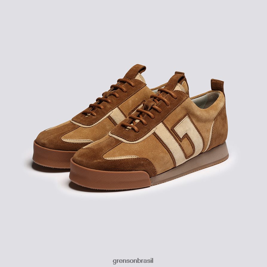 mulheres Grenson café/creme tênis 51+ tênis 04NFHP362